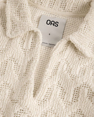 Atlas Cuba Crochet Shirt -  Ecru
