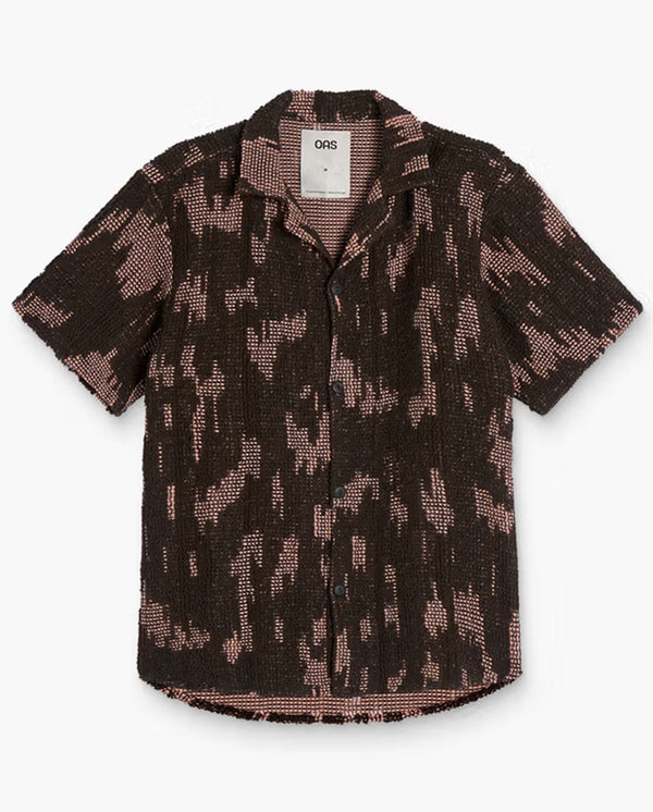 Blink Cuba Crochet Shirt - Pink Burgundy