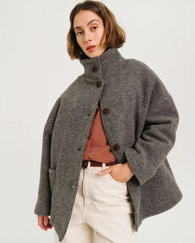 Daphne Wool Jacket - Grey