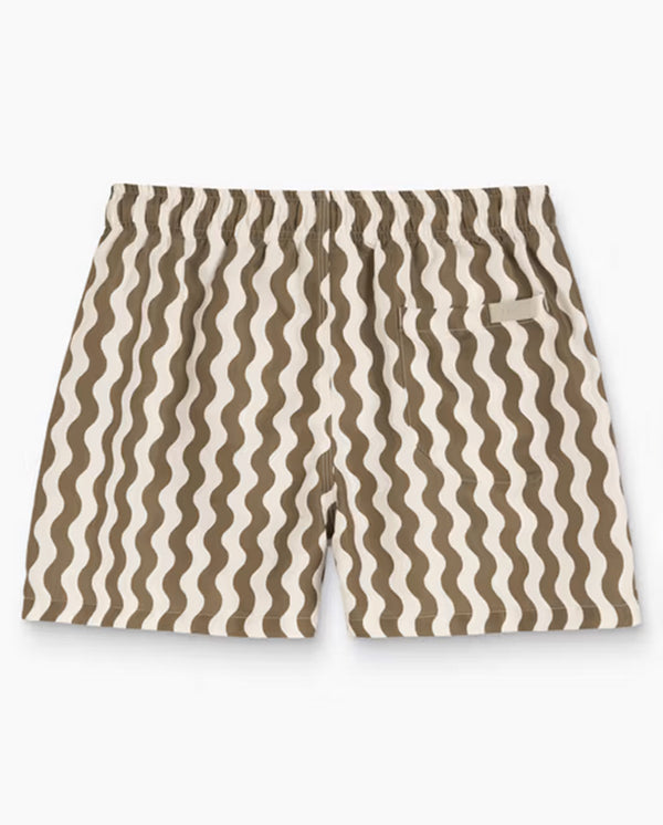 Fine Waver Swim Shorts - Beige