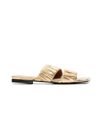 Smock Flat sandal GOLD