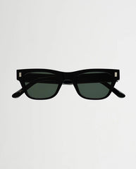 Aki Black - Green Solid Lens