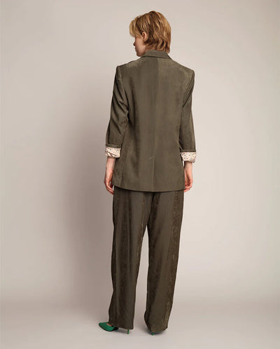 Gove Fine Cord Blazer Army