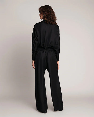 Arum Silk Trouser BLACK