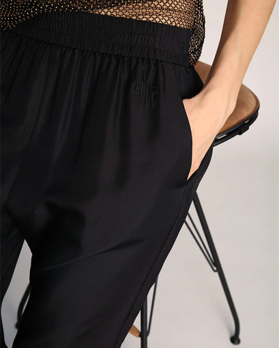 Arum Silk Trouser BLACK