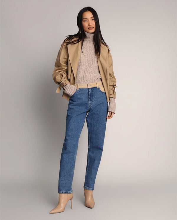 Lynsay Two tone Jean BLUE
