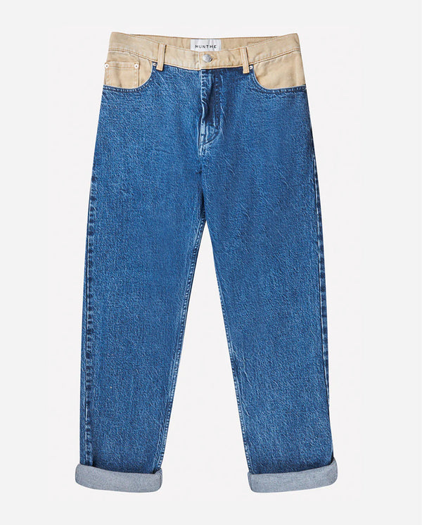 Lynsay Two tone Jean BLUE