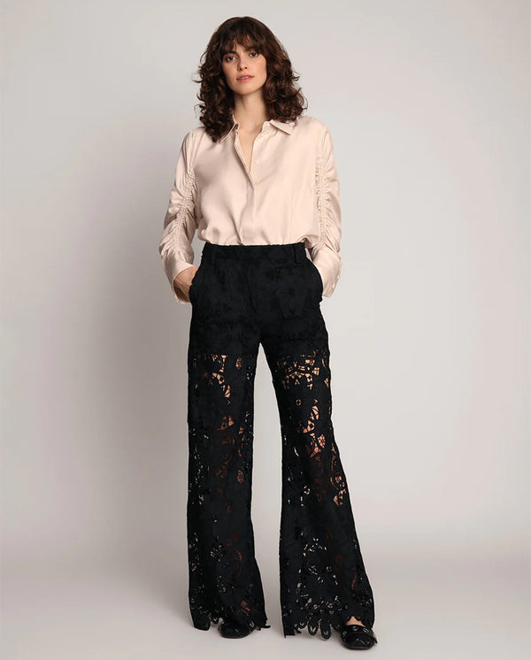 Eileen Lace Trouser BLACK