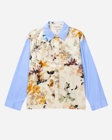Maya Embroidered S/S Shirt Multicolour