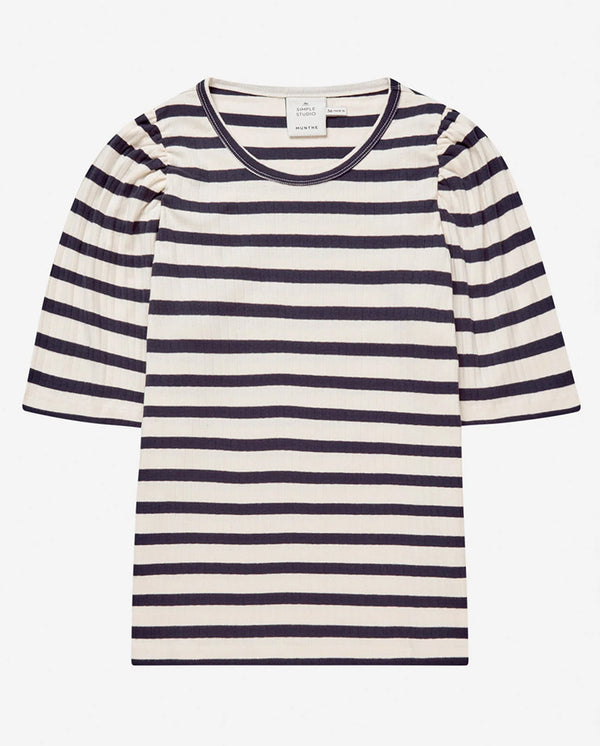 Jikolaz Stripe Tee Navy Stripe