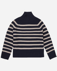 Arissa Stripe Knit - Navy