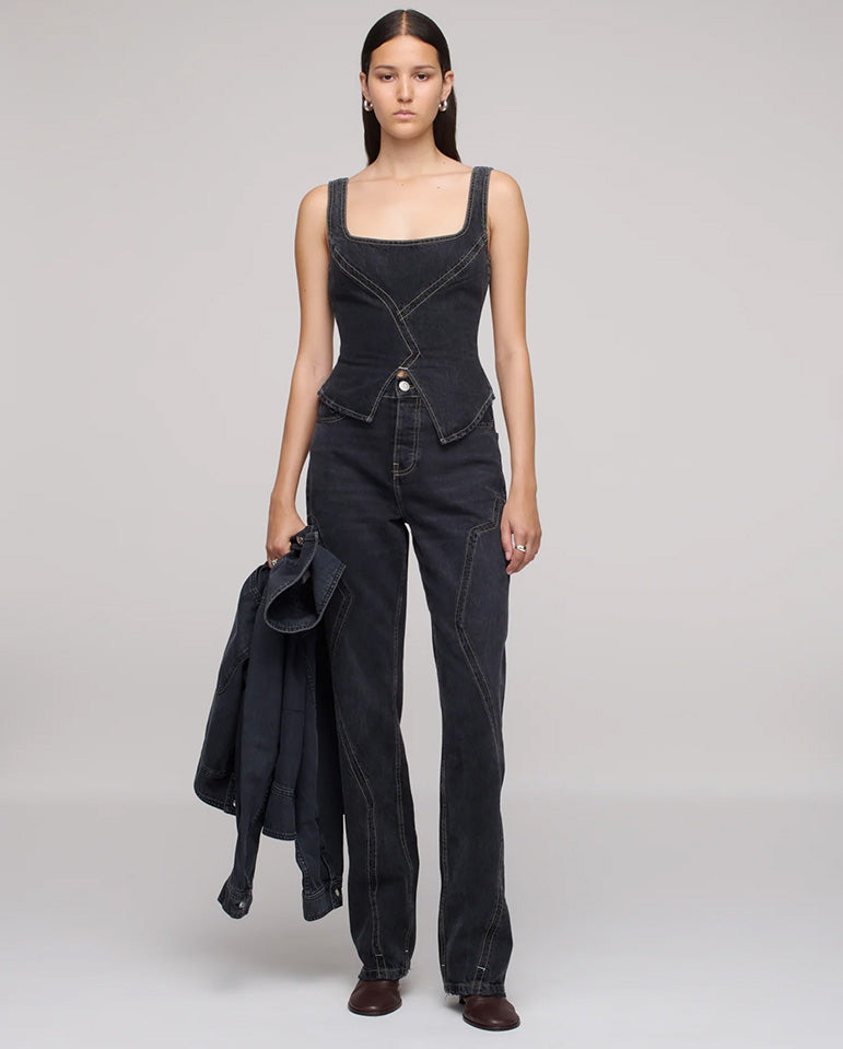 Quiet Corset Top - Hurricane