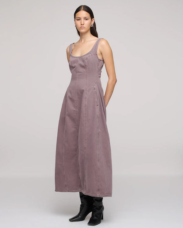 Cocoon Bustier Dress - Sparrow