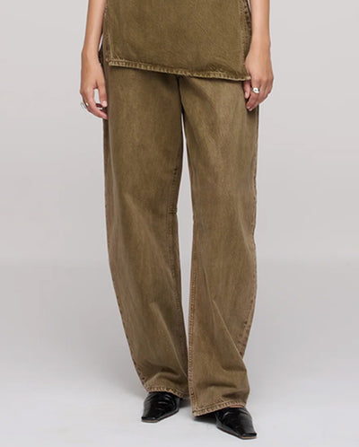 Lido Ankle Jean - Dk Olive