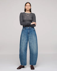 Lido Ankle Jean - Smoke Blue