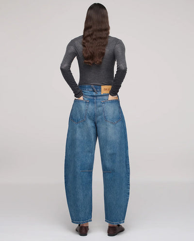 Lido Ankle Jean - Smoke Blue