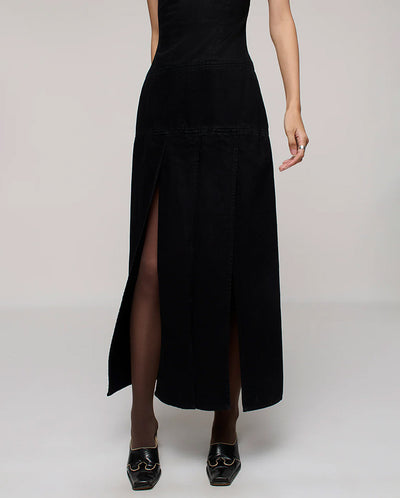 Strip Dress - One Year Black