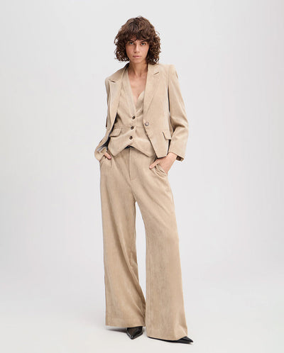 Lelouis Cord Pants - Latte