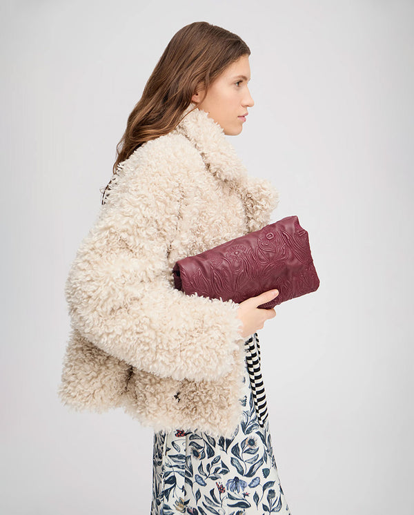Foluke Leather Bag - Bordeaux