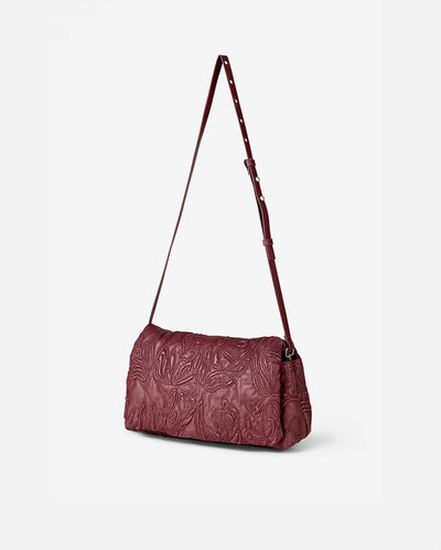 Foluke Leather Bag - Bordeaux