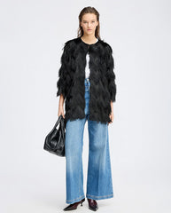 Rosevilla Ruffle Jacket BLACK