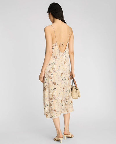 Barika Slip Dress - Nature Print
