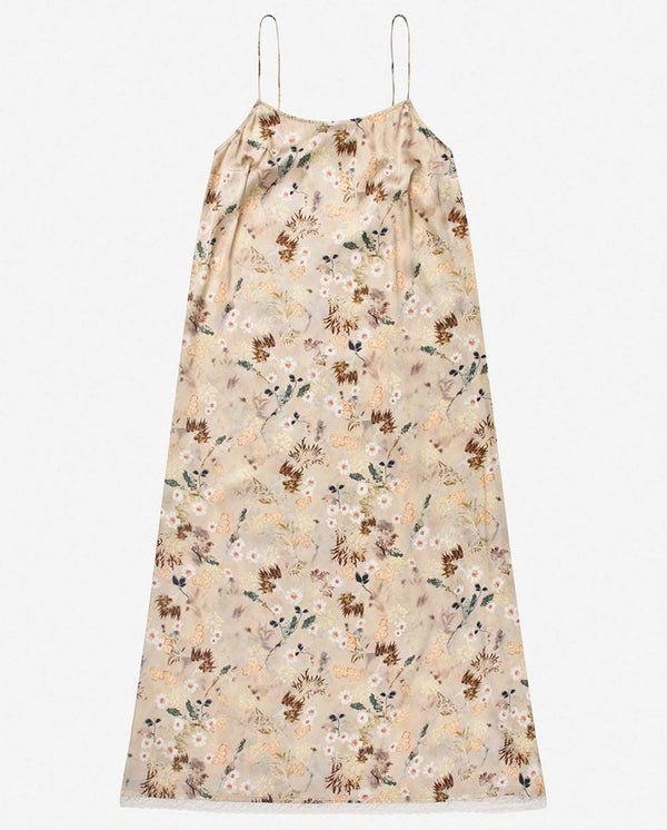 Barika Slip Dress - Nature Print