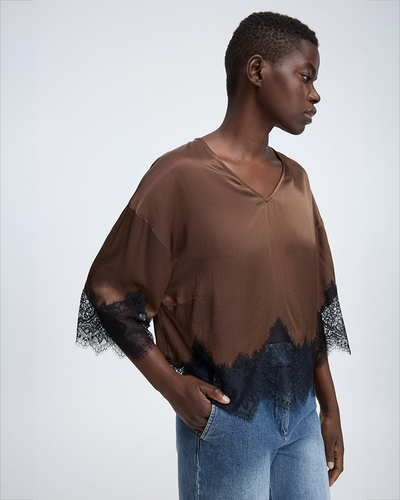 Cafira Top - Brown