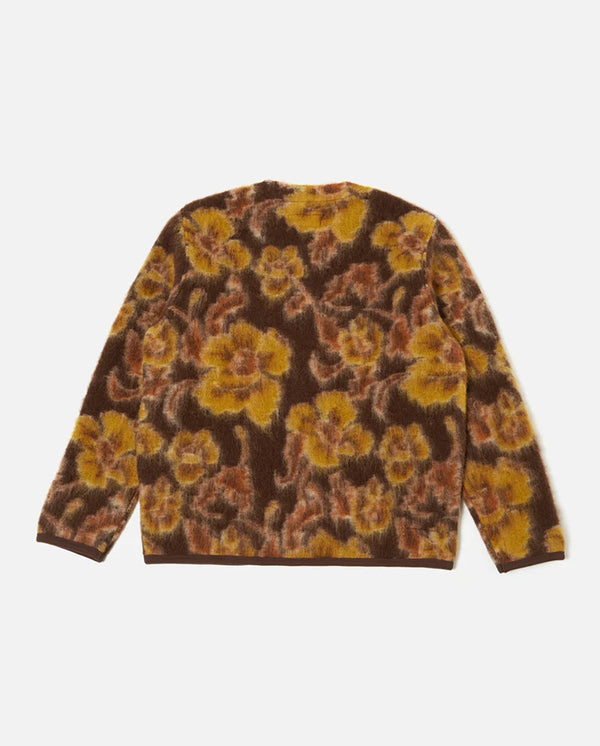 Flower Fleece BROWN