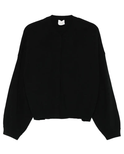 Knitted Jacket Cardigan Black