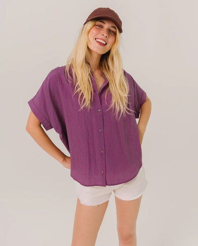 Louisa Safi Blouse - Multi Stripe