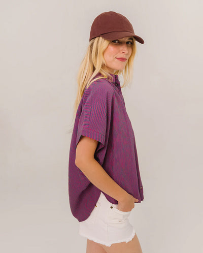 Louisa Safi Blouse - Multi Stripe