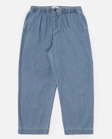 Edison Swollen Seersucker pant DARK GREY