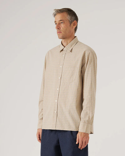 Lazy Day Shirt - Fawn Shiro Check