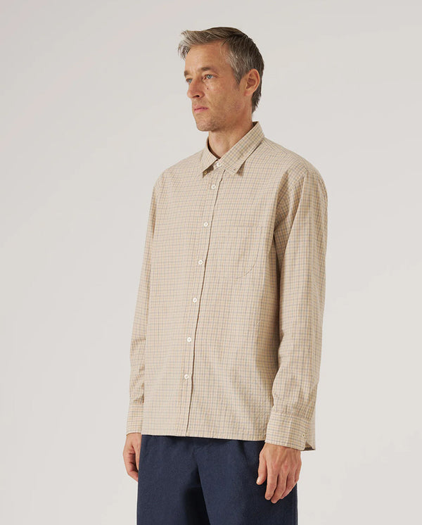 Lazy Day Shirt - Fawn Shiro Check