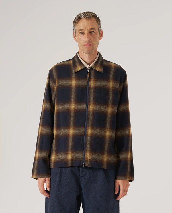 Zip Shirt - Navy