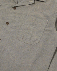 WORK SHIRT - BRUSHED FLANNEL BROWN