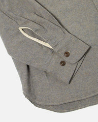 WORK SHIRT - BRUSHED FLANNEL BROWN