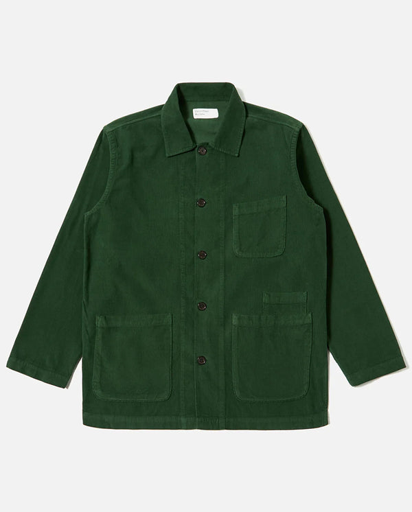 FINE CORD BAKERS OVERSHIRT - KHAKI