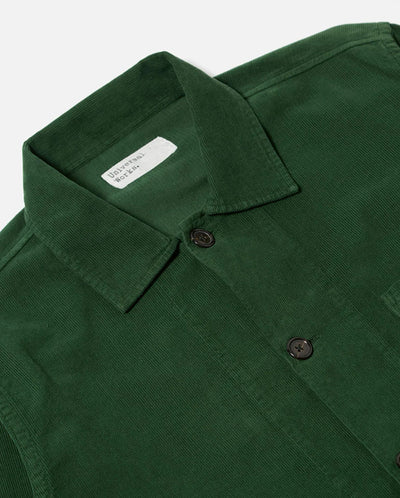 FINE CORD BAKERS OVERSHIRT - KHAKI