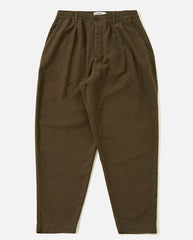 Pleated Track Pant - Khaki