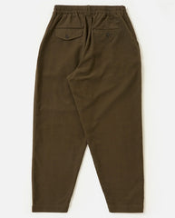 Pleated Track Pant - Khaki