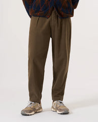 Pleated Track Pant - Khaki