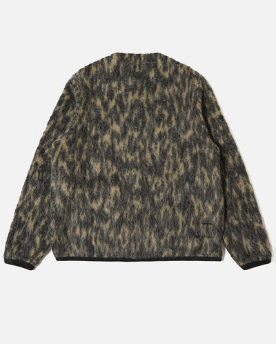 FLEECE CARDIGAN - CHARCOAL