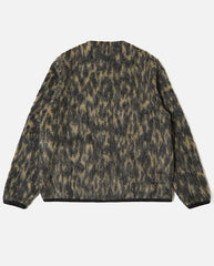 FLEECE CARDIGAN - CHARCOAL