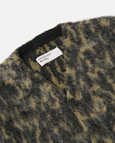 FLEECE CARDIGAN - CHARCOAL