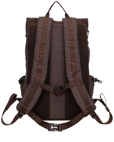 DAYLE ROLL TOP BACKPACK 21/25L - DARK BROWN