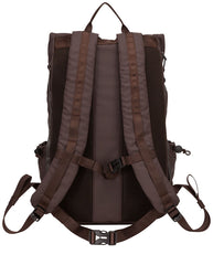 DAYLE ROLL TOP BACKPACK 21/25L - DARK BROWN