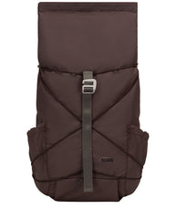 DAYLE ROLL TOP BACKPACK 21/25L - DARK BROWN