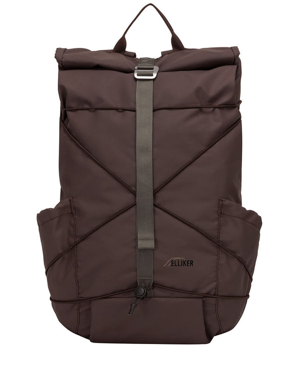 DAYLE ROLL TOP BACKPACK 21/25L - DARK BROWN